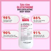 Sữa tắm giảm mụn Glutathione BHA Exfoliating Body Wash 500ml