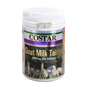 Viên sữa dê cô đặc Costar Goat Milk Tablet 620mg hộp 300 viên