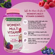  Kẹo dẻo vitamin Nature’s Bounty Women’s  Multivitamin 240 viên