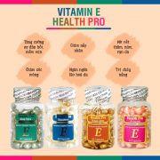 Viên nang Vitamin E Health Pro bôi mặt của Mỹ hộp 90 viên