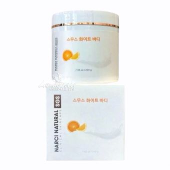 Kem body trắng da Narci Natural của Hàn Quốc hũ 200g