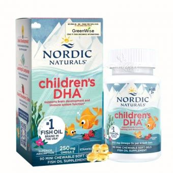 Viên nhai Children's DHA Nordic Naturals cho bé 90 viên