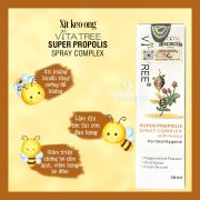 Xịt keo ong Vitatree Super Propolis 30ml mẫu mới của Úc 