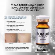 Tinh chất hỗ trợ trị nám Bombit Snow Ampoule Meso 4 lọ