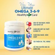 Viên uống Omega 3 6 9 Healthy Care 200 viên của Úc