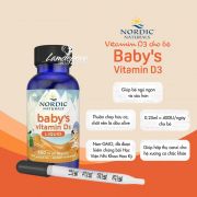 Vitamin D3 cho bé sơ sinh Baby's Vitamin D3 Liquid Nordic