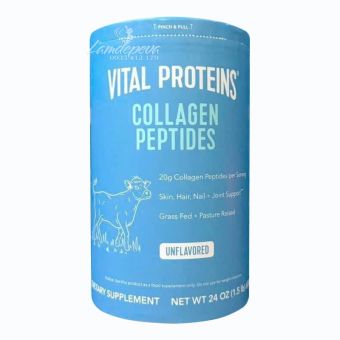 Bột Collagen Peptides Vital Proteins hộp 680g của Mỹ