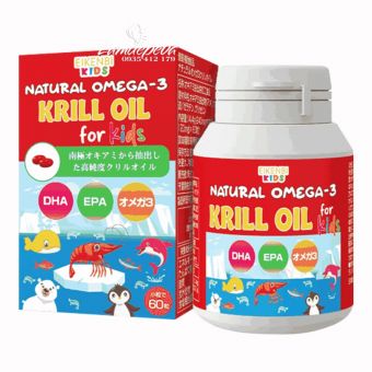 Dầu nhuyễn thể Natural Omega 3 Krill Oil Eikenbi Kids