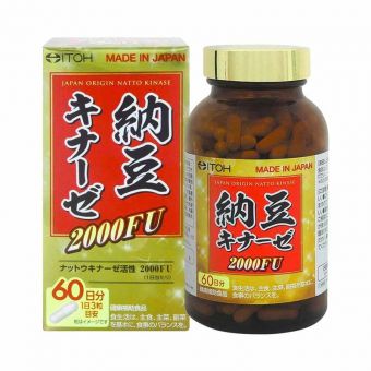 Viên uống phòng ngừa đột quỵ Nattokinase 2000FU Itoh
