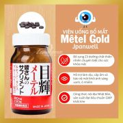Bổ mắt Mêtel Gold Jpanwell của Nhật Bản hộp 120 viên