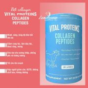 Bột Collagen Peptides Vital Proteins hộp 680g của Mỹ