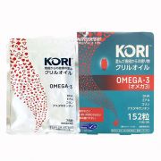 Dầu nhuyễn thể Kori Krill Oil Omega 3 hộp 152 viên Nhật Bản