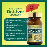 Viên uống bổ gan Dr Liver Jpanwell 60 viên của Nhật Bản