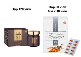 Viên Uống Đông Trùng Hạ Thảo & Fucoidan Tennen Jpanwell Nhật Bản 