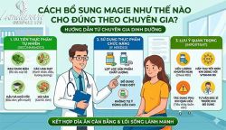 Cách bổ sung magie như thế nào cho đúng theo chuyên gia?