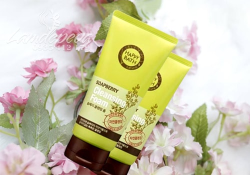 Sữa rửa mặt Happy Bath Natural Soapberry Cleansing Foam Hàn Quốc1
