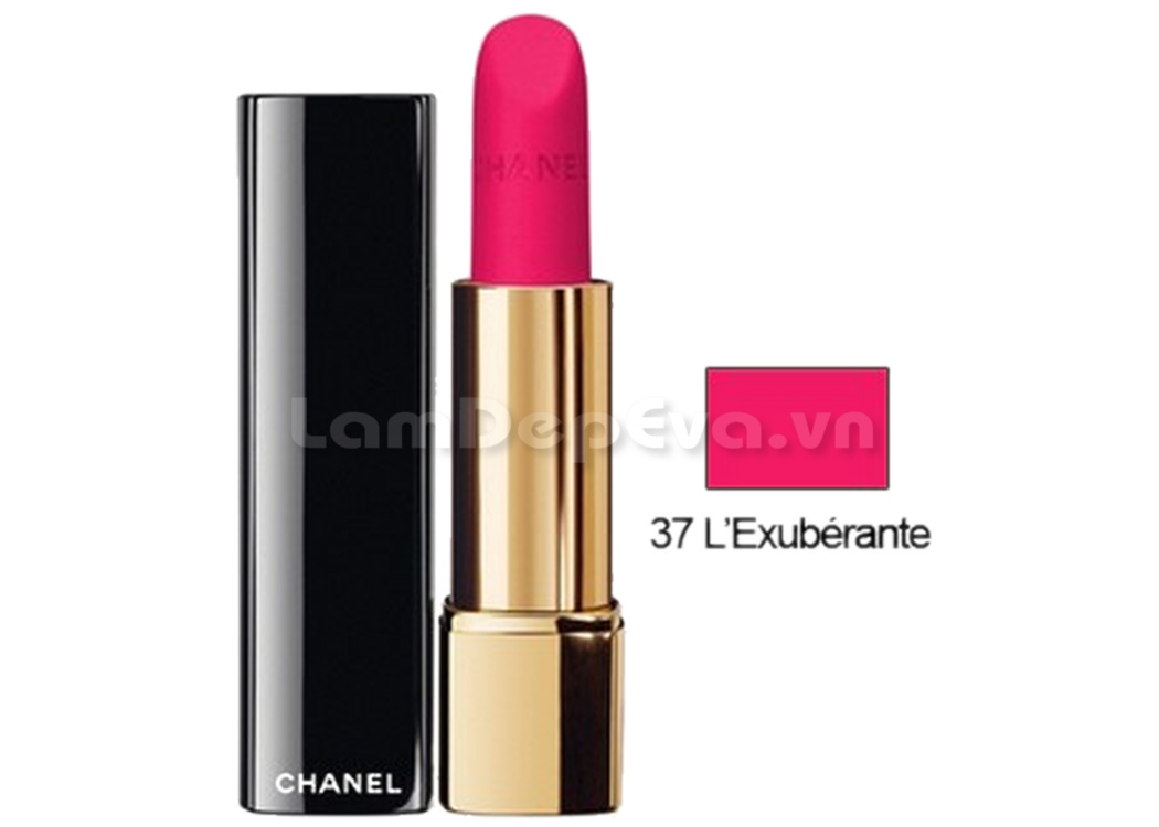 CHANEL Rouge Allure Velvet 37 LExuberante  Reviews  MakeupAlley