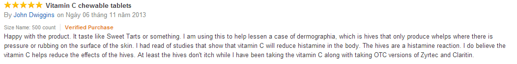 Viên bổ sung Vitamin C Nature Made 500mg của Mỹ 180 viên